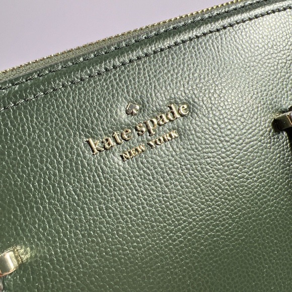 Kate Spade New York Patterson Drive Spruce Green Medium Dome Purse Bag Leather - Picture 9 of 11